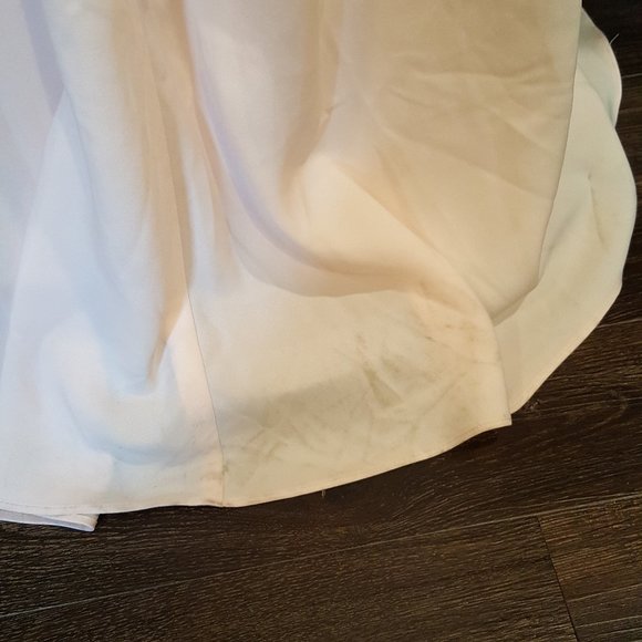 Jill Stuart BHLDN Iva Crepe Open Back Gown Dress 6 - Picture 11 of 16